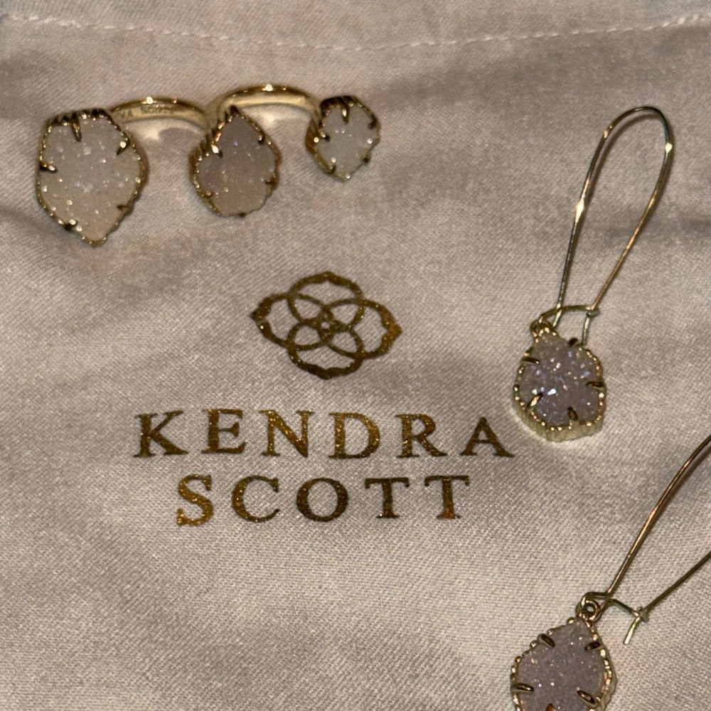 Kendra Scott Naomi Ring and Earrings